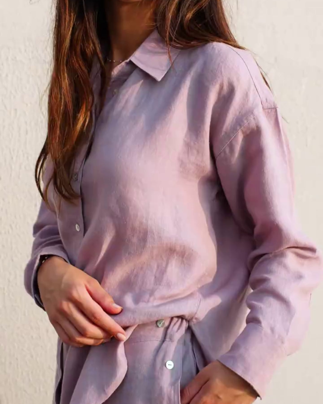 Vayra - Lavender Breeze Linen Co-ord