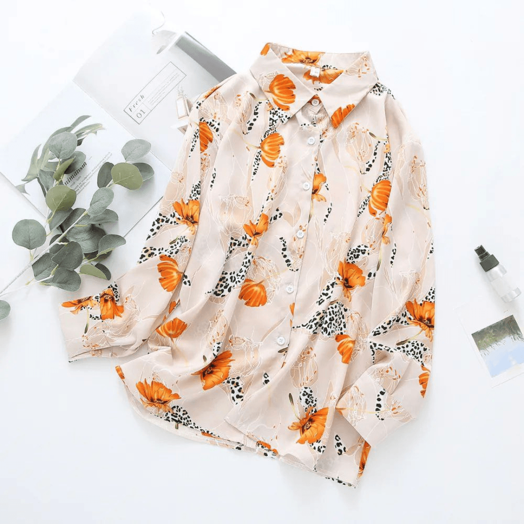 Elegant Orange Botanical