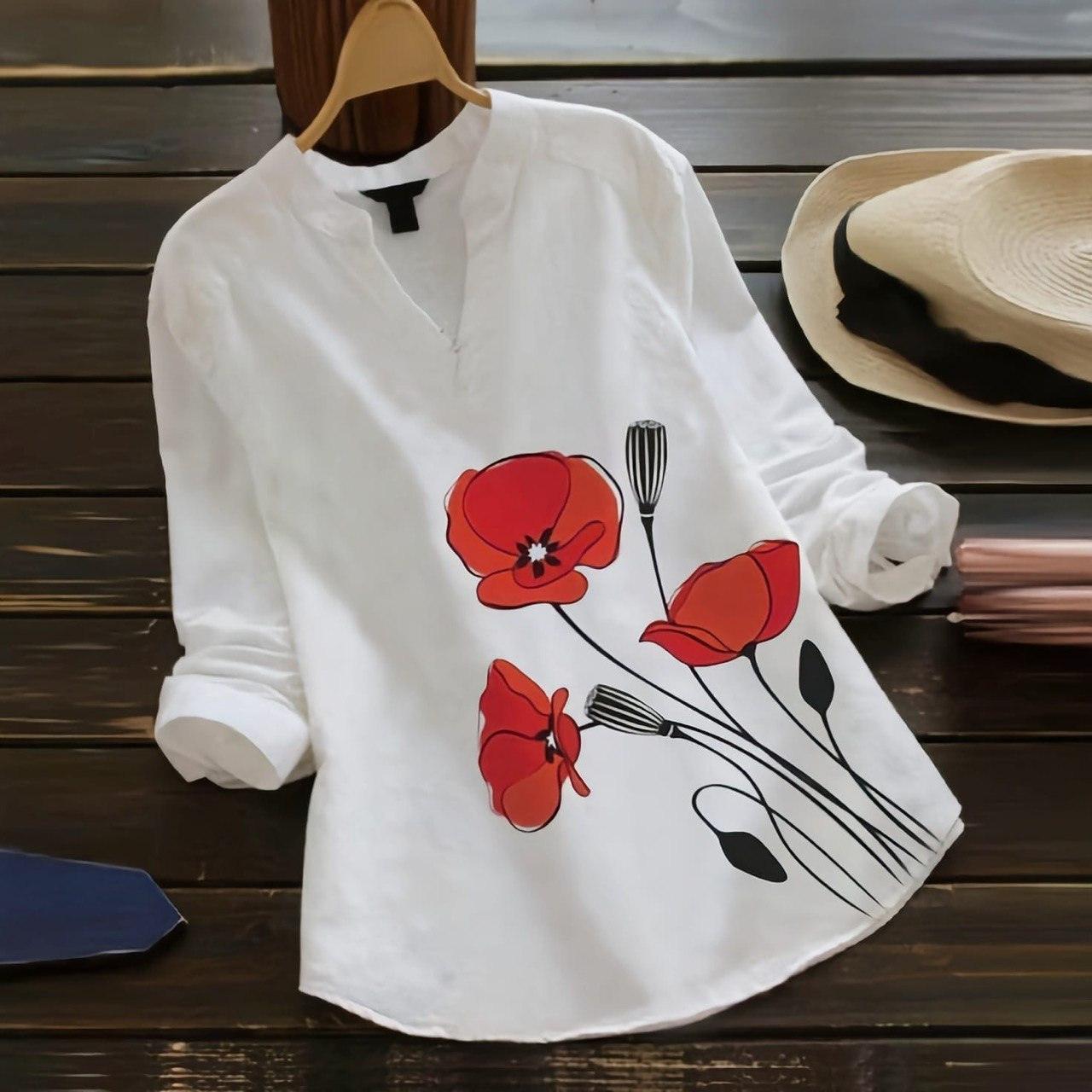 Reyon Rose Printed