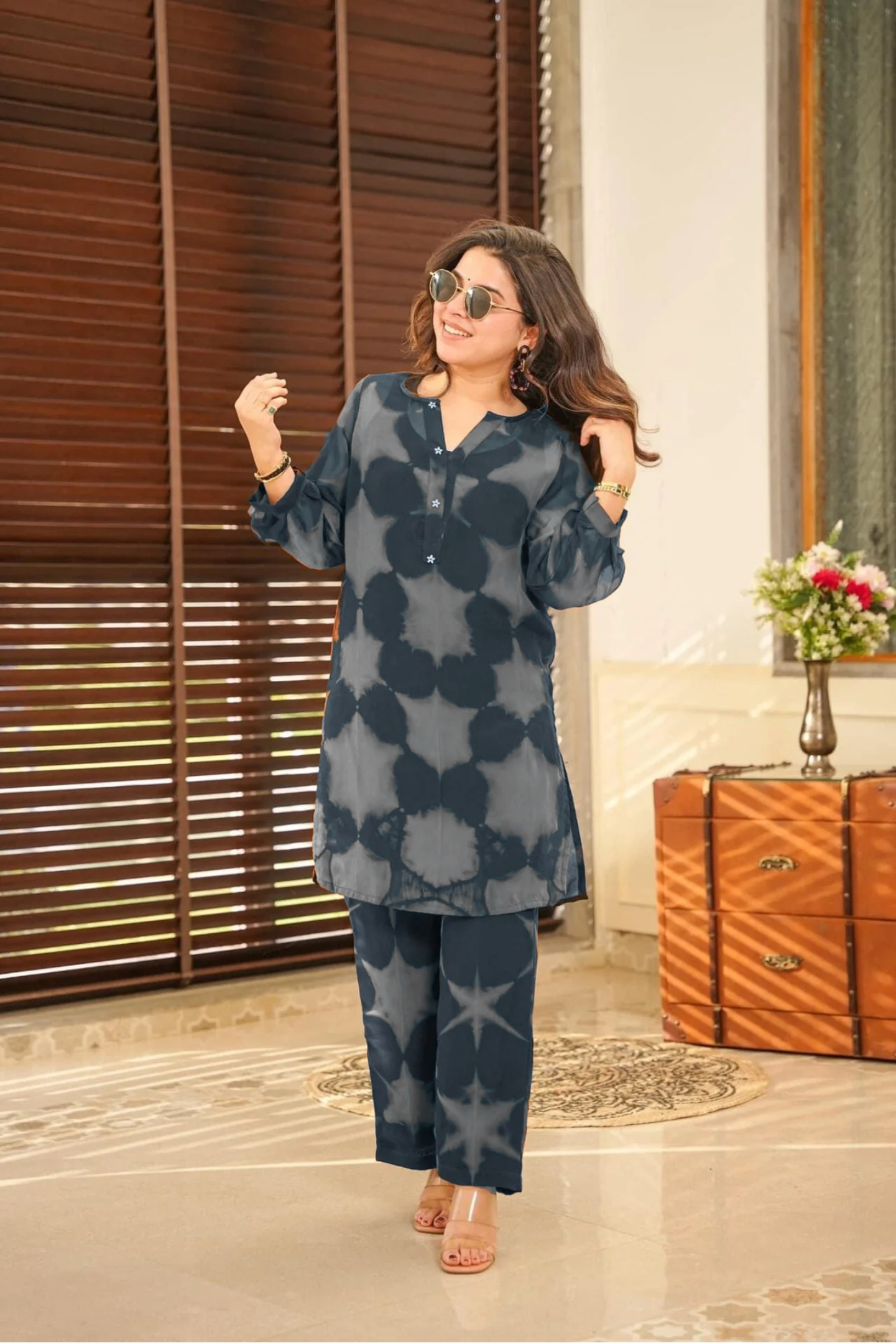 Eclipse Haze Co-ord Set - Charcoal