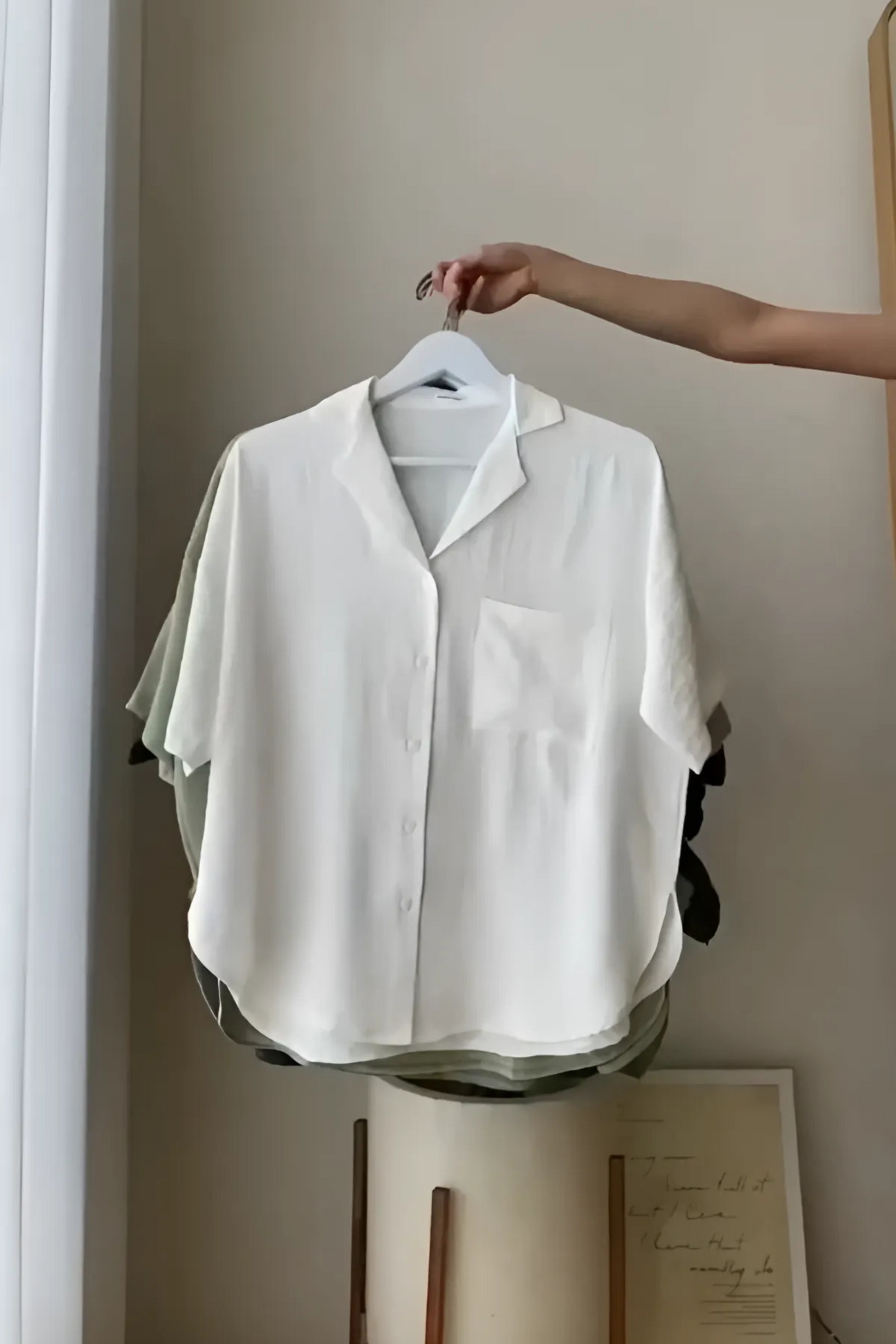 Valkyra Ivory Bliss - Women’s Silk-Cotton Blend Shirt