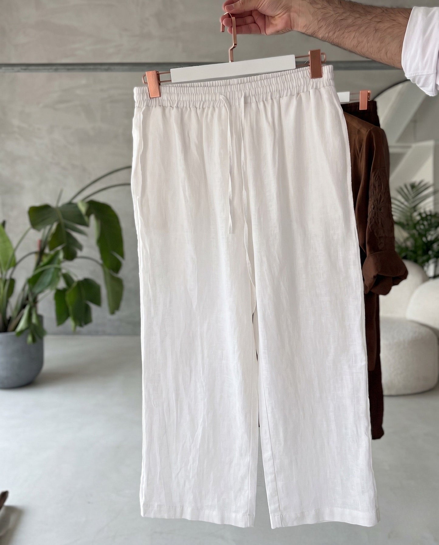 Varn - Ivory Embroidered Relaxed Viscose Co Ord Set
