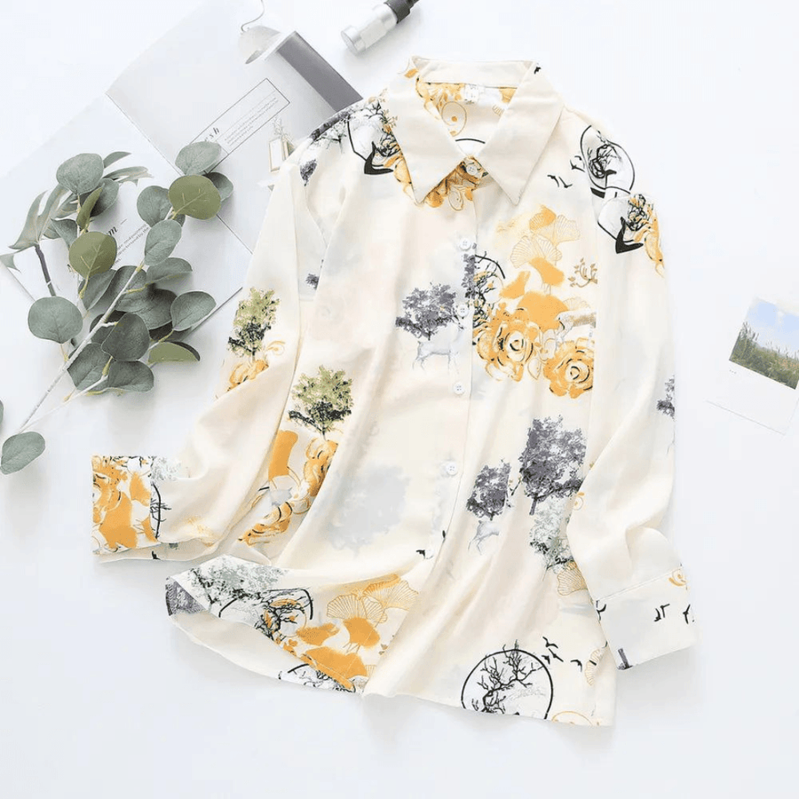 Elegant Yellow Botanical
