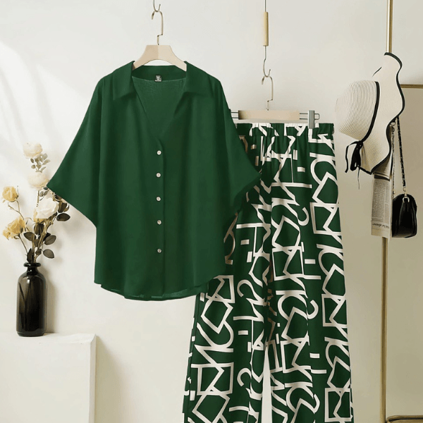 Casual Green Zebra